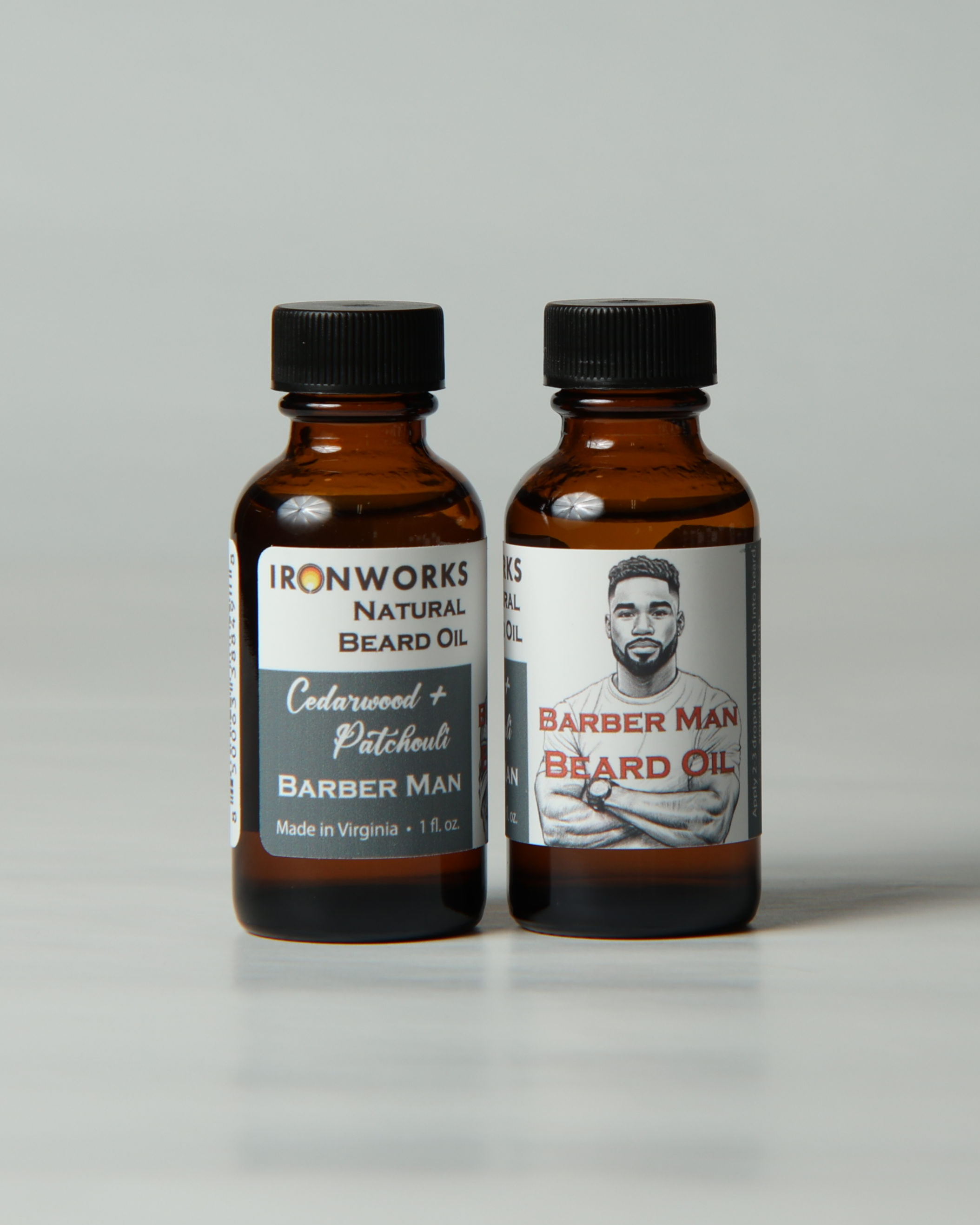 IRONWORKS Soap Company - Wholesale Beard Styling Product - Beard Oil Barber Man2