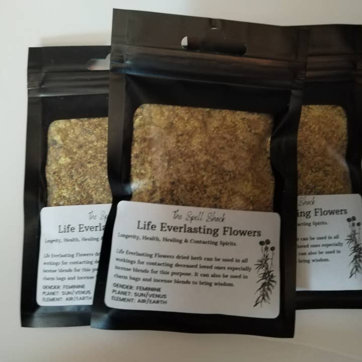Witchuals - Rituals & Spellwork Apothecary - Wholesale Meditation Supplies - Life Everlasting Flowers