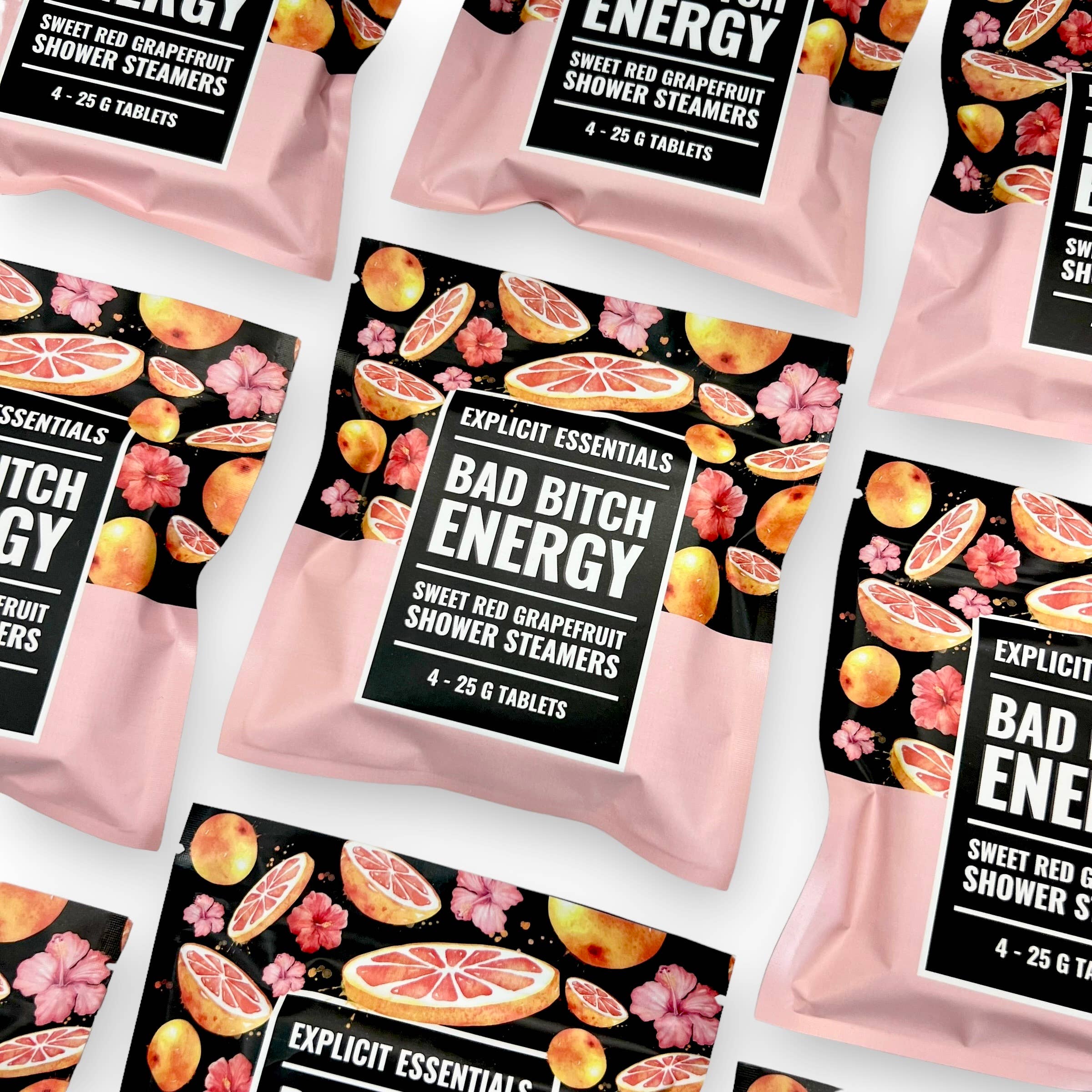 Explicit Essentials - Wholesale Shower Steamer/Bomb - Impulse Buys For Women, Bad Bitch Energy Shower Steamers9