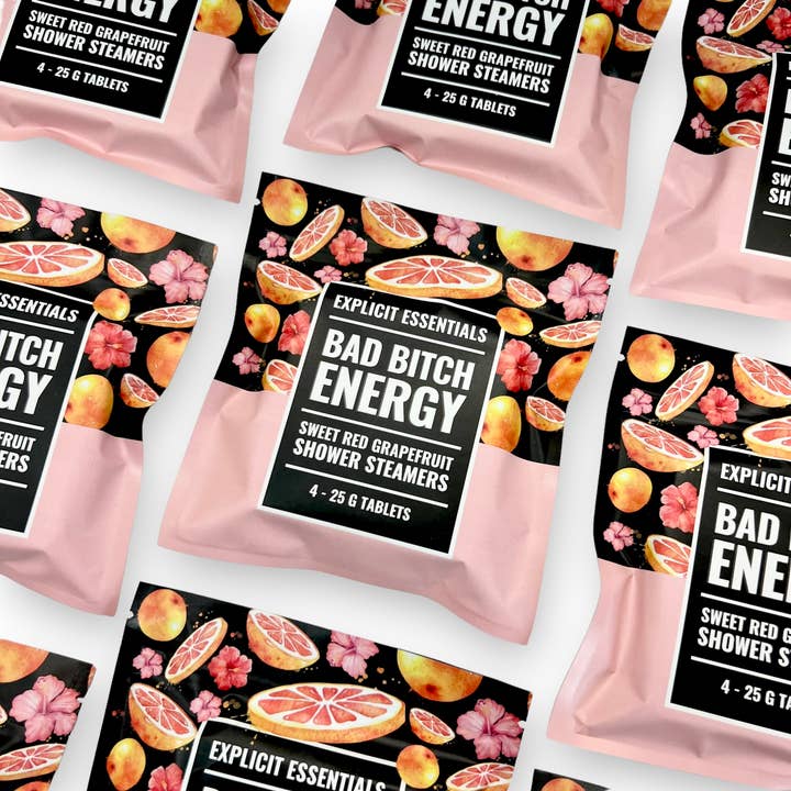 Explicit Essentials - Wholesale Shower Steamer/Bomb - Impulse Buys For Women, Bad Bitch Energy Shower Steamers9