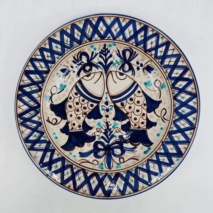 DD Ceramiche Siciliane - Wholesale Dinner Plate - Caltagirone Ceramic Food Use Deep Plate - Piscius0
