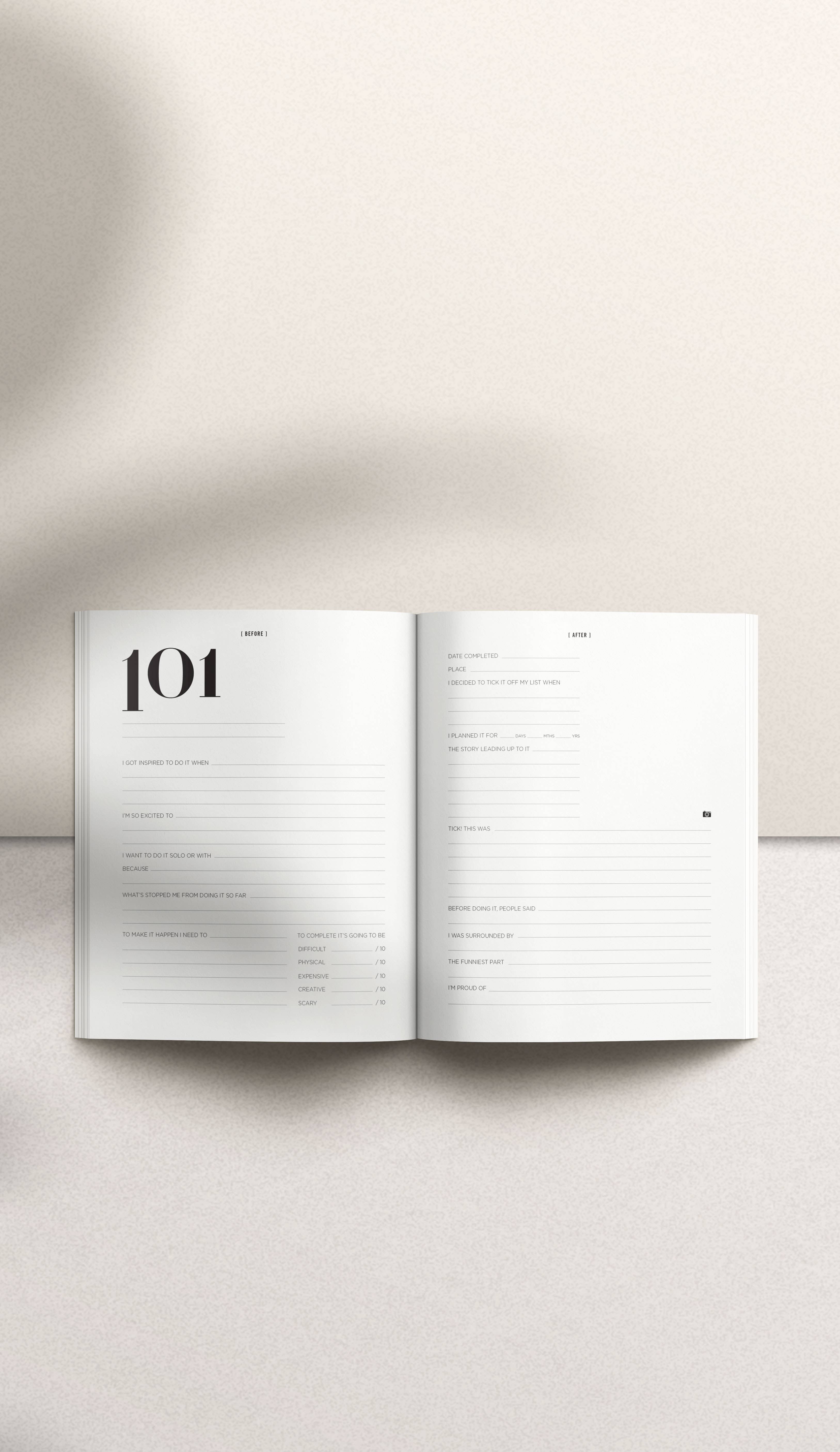 Axel & Ash - Wholesale Journal/Diary - My Bucket List Oat Journal/Diary15