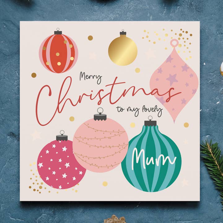 Mum Christmas Card for wholesale by Heyyy Ltd