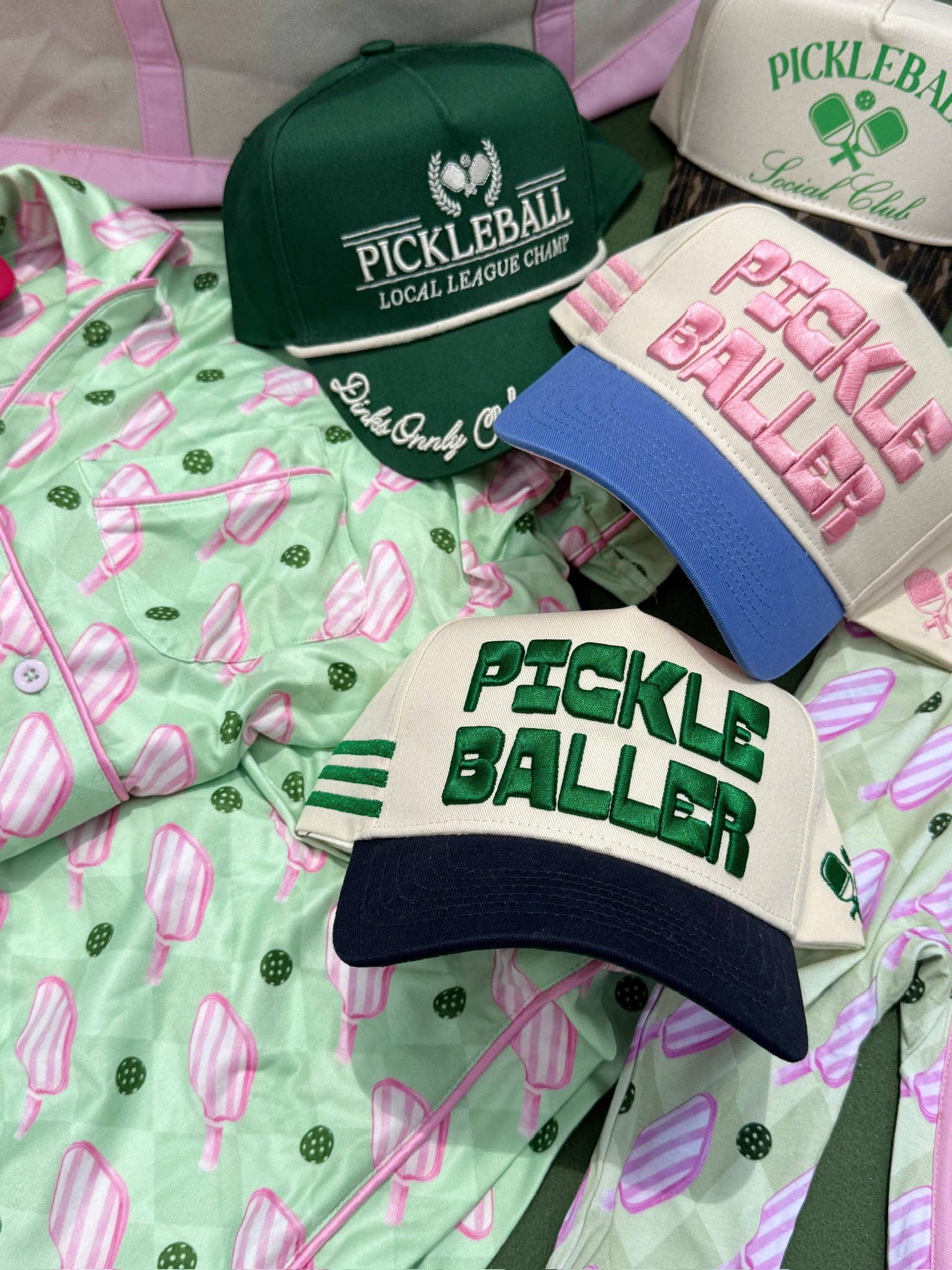 KENZKUSTOMZ - Wholesale Sleepwear Set - Women's - Pickleball - Short Pajama Set2
