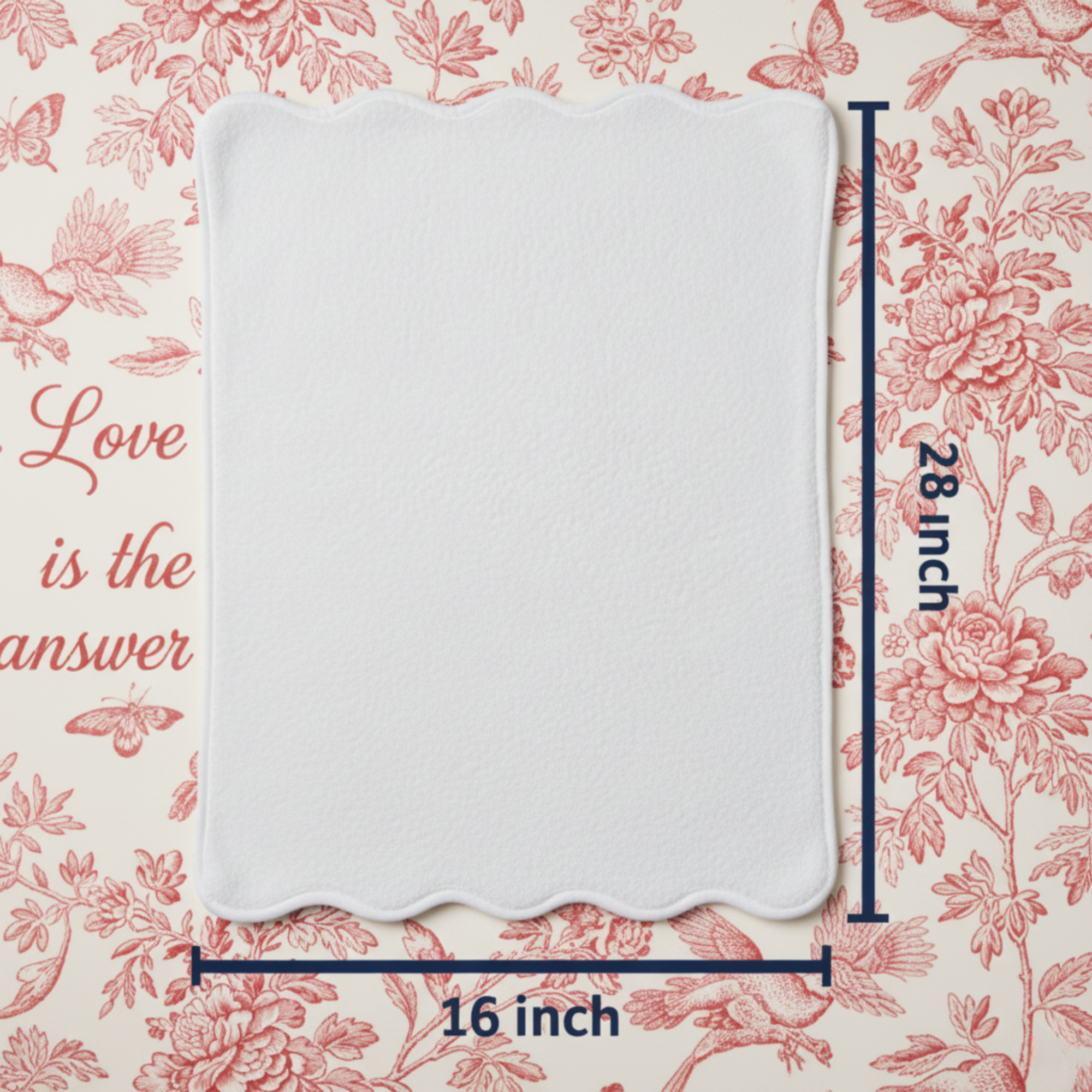 Lotus Linen – wholesale Badrumsmatta – Lyxig badrumsmatta i bomull med kammusselkanter42