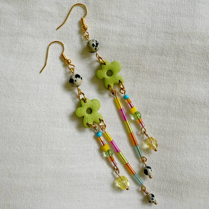 Lemon Lee Studio - Wholesale Dangle Earrings - Matcha Gigi Earrings2