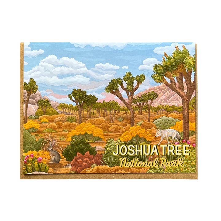 Joshua Tree Scenic Card for wholesale by Noteworthy Paper & Press
