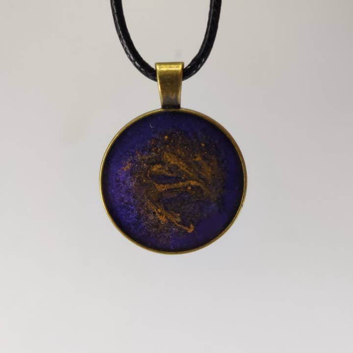 Pingente de medalha vulcão C0032 por atacado de Resinartesania