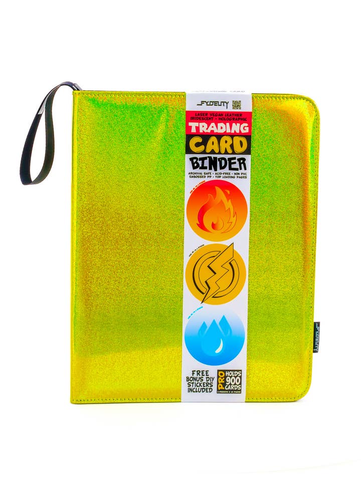 44003: Trading Card Binder | Max (900pcs) | Laser Yellow for wholesale by Fydelity
