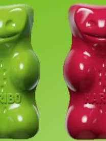(S8-08) Noël - Boîte en fer Haribo Petit Ourson 113 g X 9 unités pour la vente par iSweet.ca