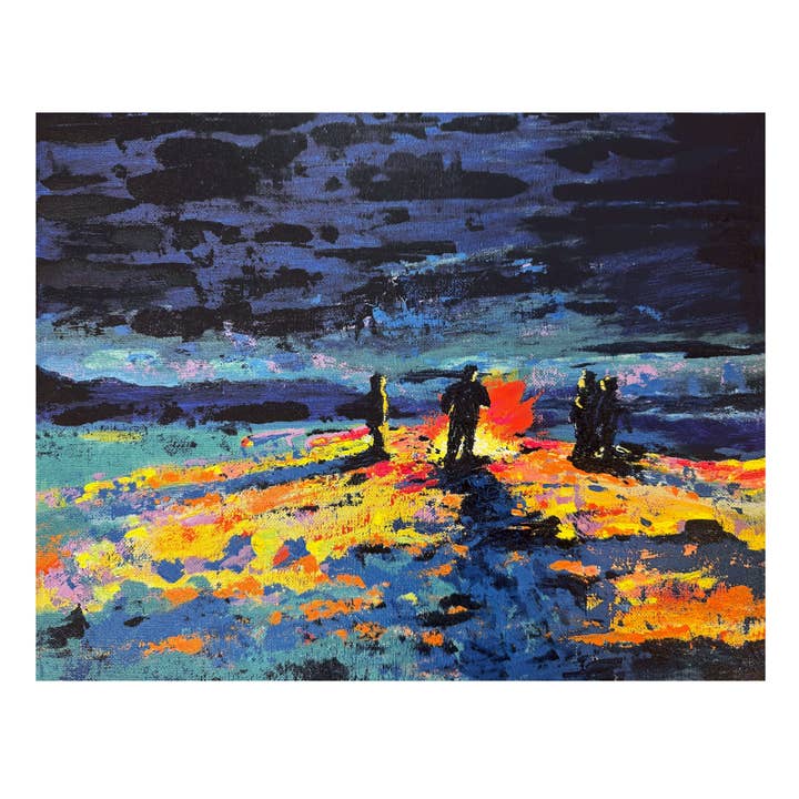 Stampa d'Arte del Falò del Solstizio per la vendita all'ingrosso da parte di Northern Vibes