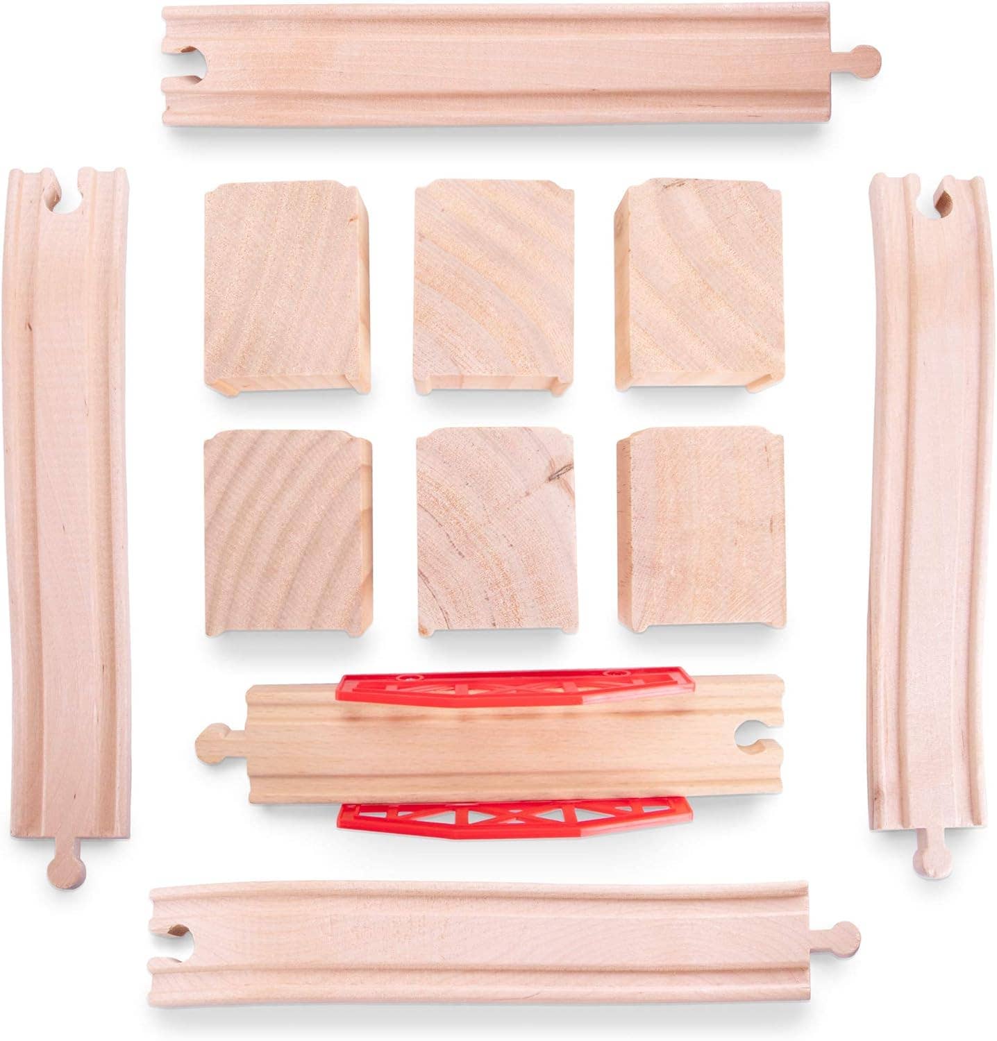 Chucklebox - Wholesale Wood Toy - Kids - Wooden Train Build-a-Bridge Starter Set4