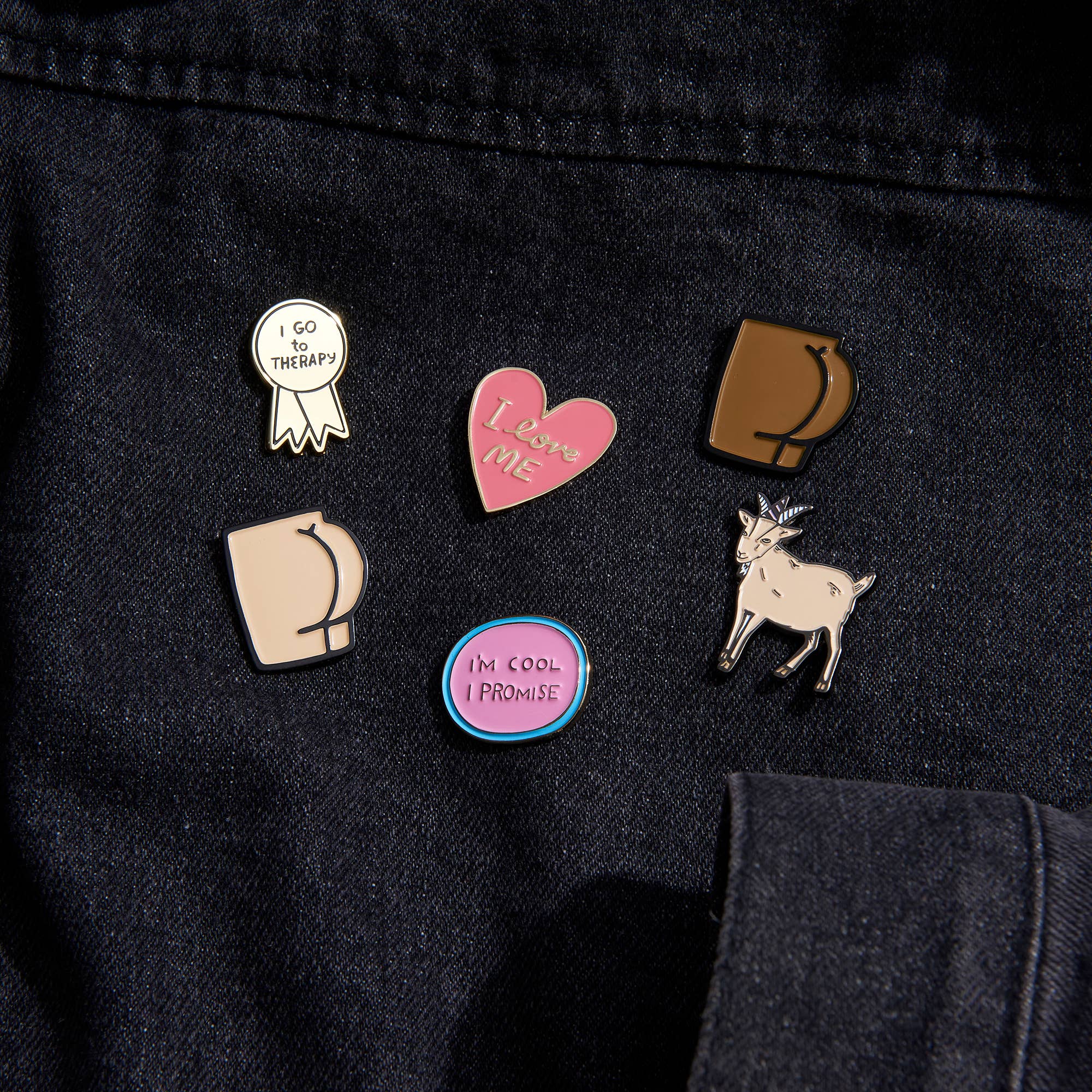 Aviate Press - Wholesale Lapel Pin/Button - Goat Enamel Pin4