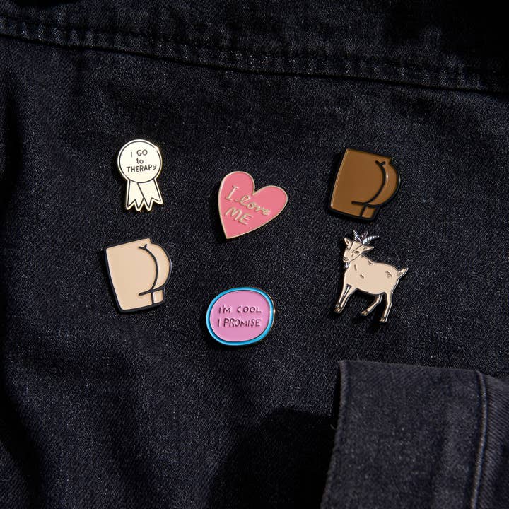 Aviate Press - Wholesale Lapel Pin/Button - Goat Enamel Pin4