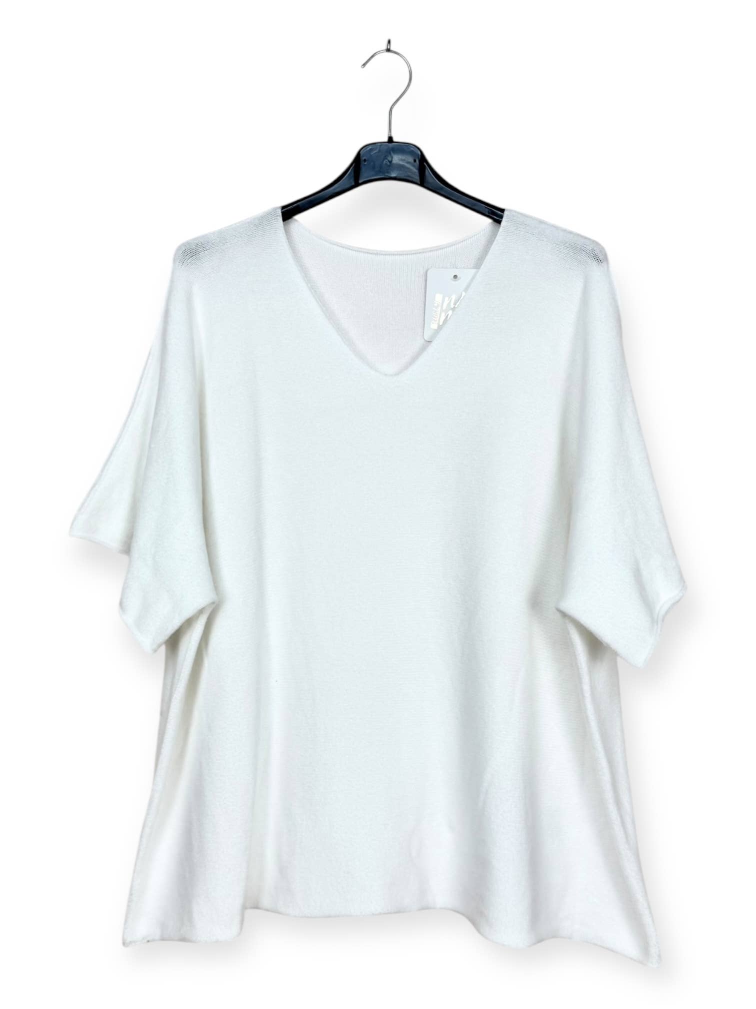 Lucky Nana - Wholesale Poncho - Women's - AH L2202 - Plus Size V-Neck Poncho Sweater29