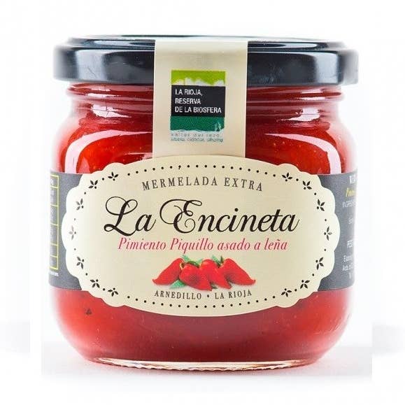 Gebratene Piquillo-Marmelade aus Holz für den Großhandel von MERMELADAS "LA ENCINETA"