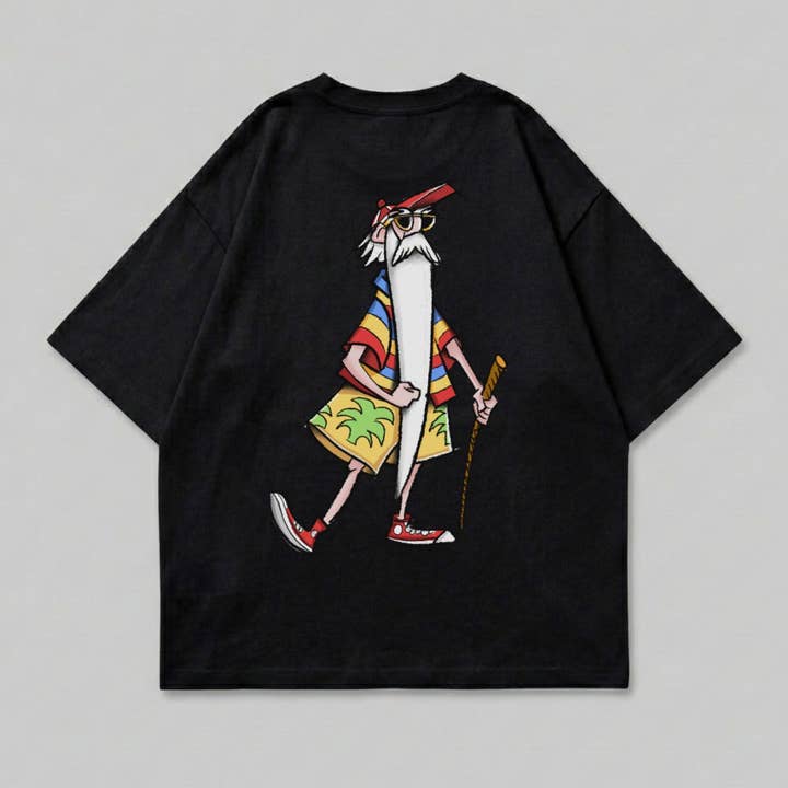 Men's boxy Honolulu T-shirt for wholesale by Mary Cotton Couture