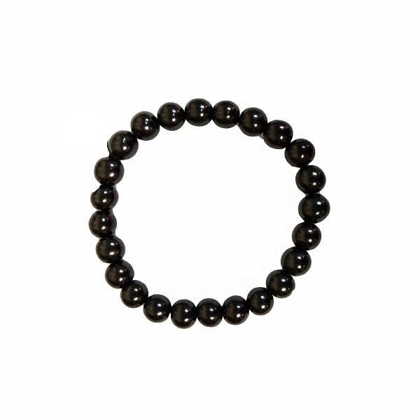 Shungite Stretch Bracelet for good health for wholesale by Body Mind & Soul