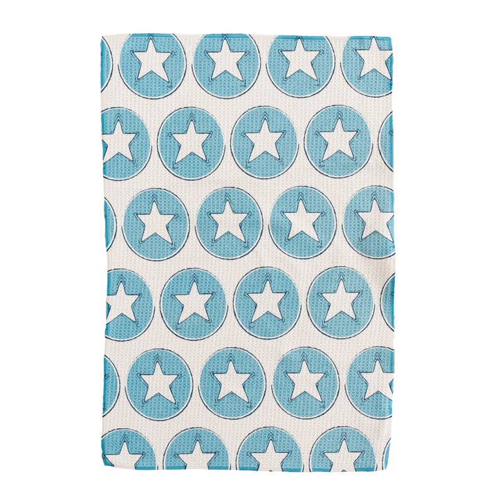 Stars In Circles Hand Towel for wholesale by UNRAKD