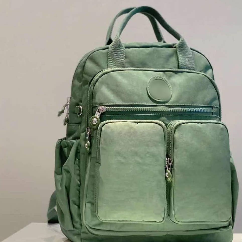 wandf – Mochila - Mulher por atacado – Mochila de Viagem em Nylon Leve com Múltiplos Bolsos e Alça de Ombro14