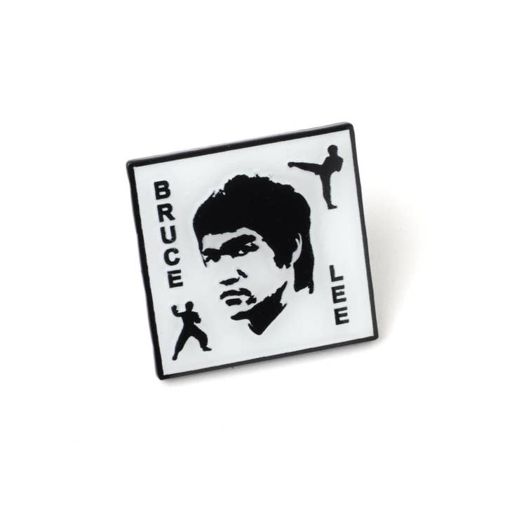 PINTRILL - Wholesale Lapel Pin/Button - Bruce Lee Profile Pin