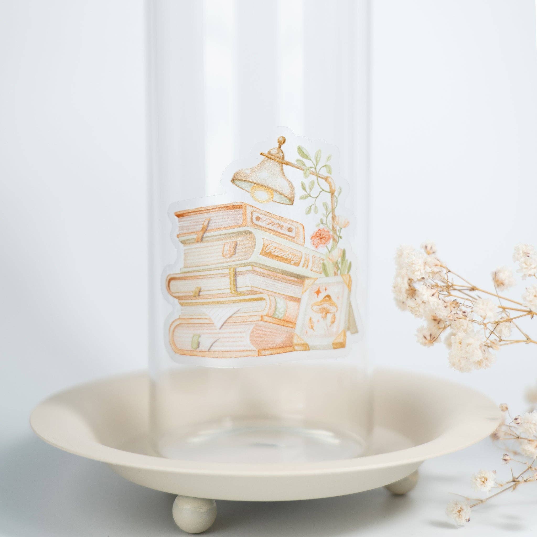 Lettoon - Wholesale Sticker - Clear Vinyl Sticker - Cozy Reading1