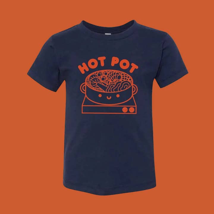 T-shirt graphique Hot Pot pour bébé et enfant pour la vente par Mochi Kids