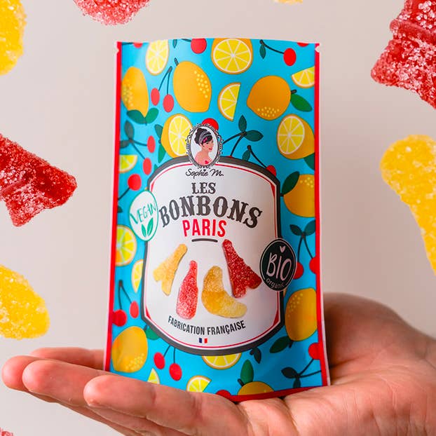 ORGANIC CANDIES PARIS 80g for wholesale by TASTY FRANCE