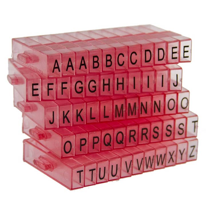 Summitbaking - Wholesale Craft Supplies - Snap Together Letter Embossers