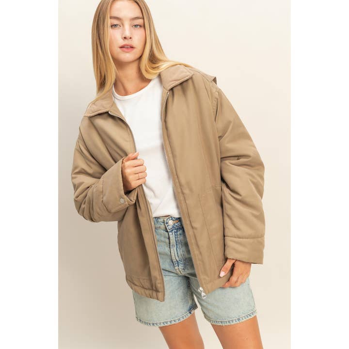 HYFVE - Vendita all'ingrosso Giacca - Donna - Giacca imbottita con zip frontale per bambini9