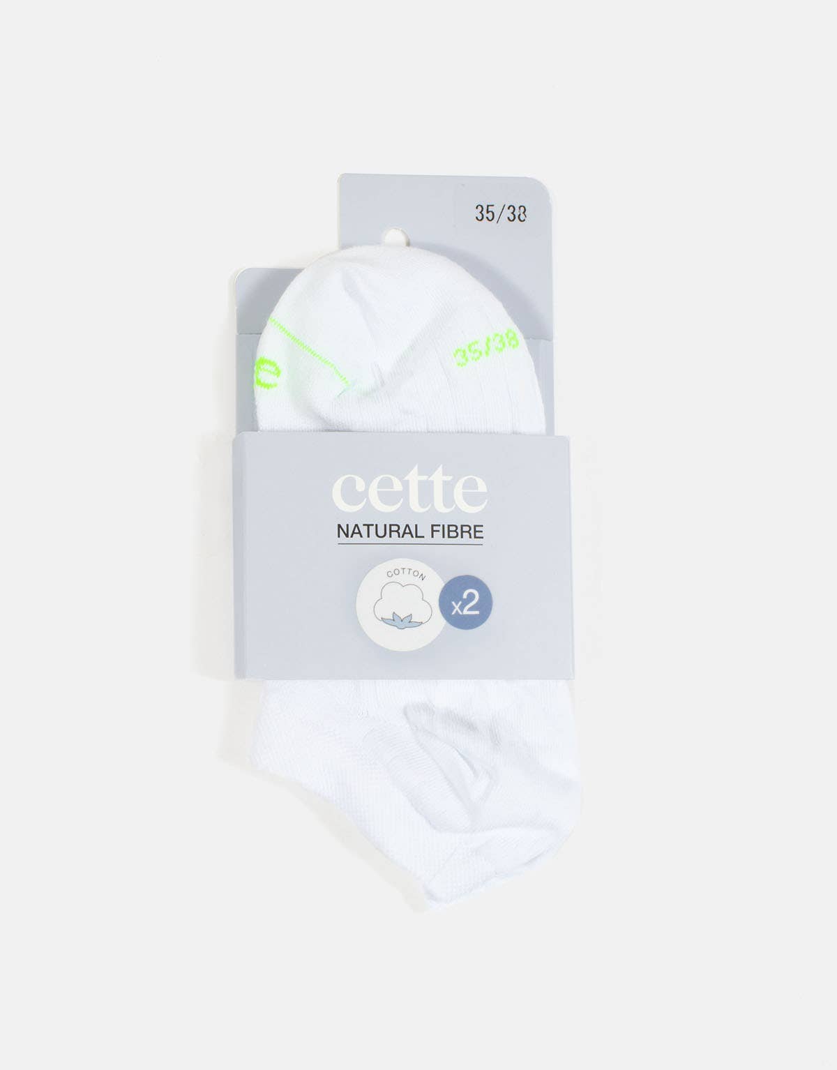 Cette - Wholesale Socks - Unisex - Pack 2 PAIRS, Cotton Trainer Socks Unisex, Invisible Socks5