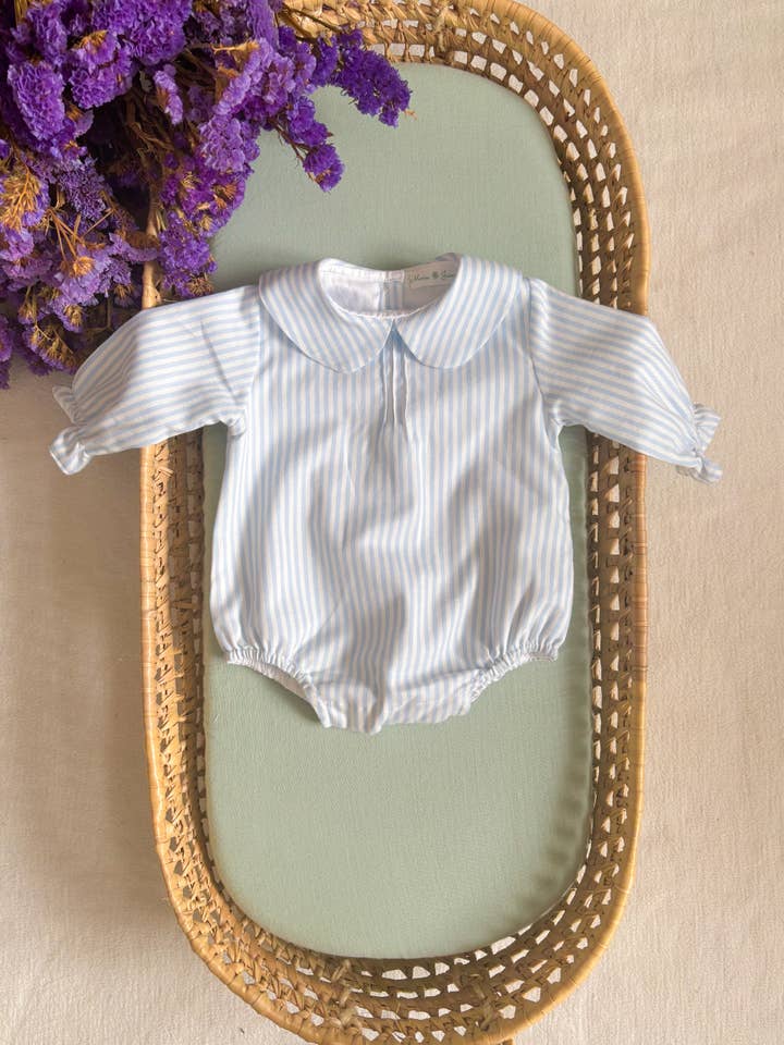 Fluffy Blue Stripe for wholesale by Maria Jasmim Baby & Child