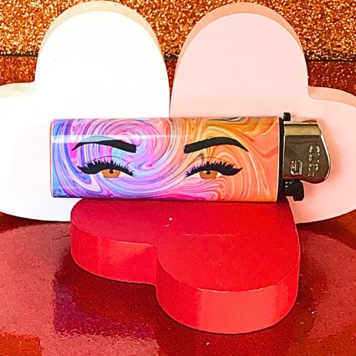 Vivrant Vixen - Wholesale Lighter -  Red Eyes Handmade Art Lighter 2