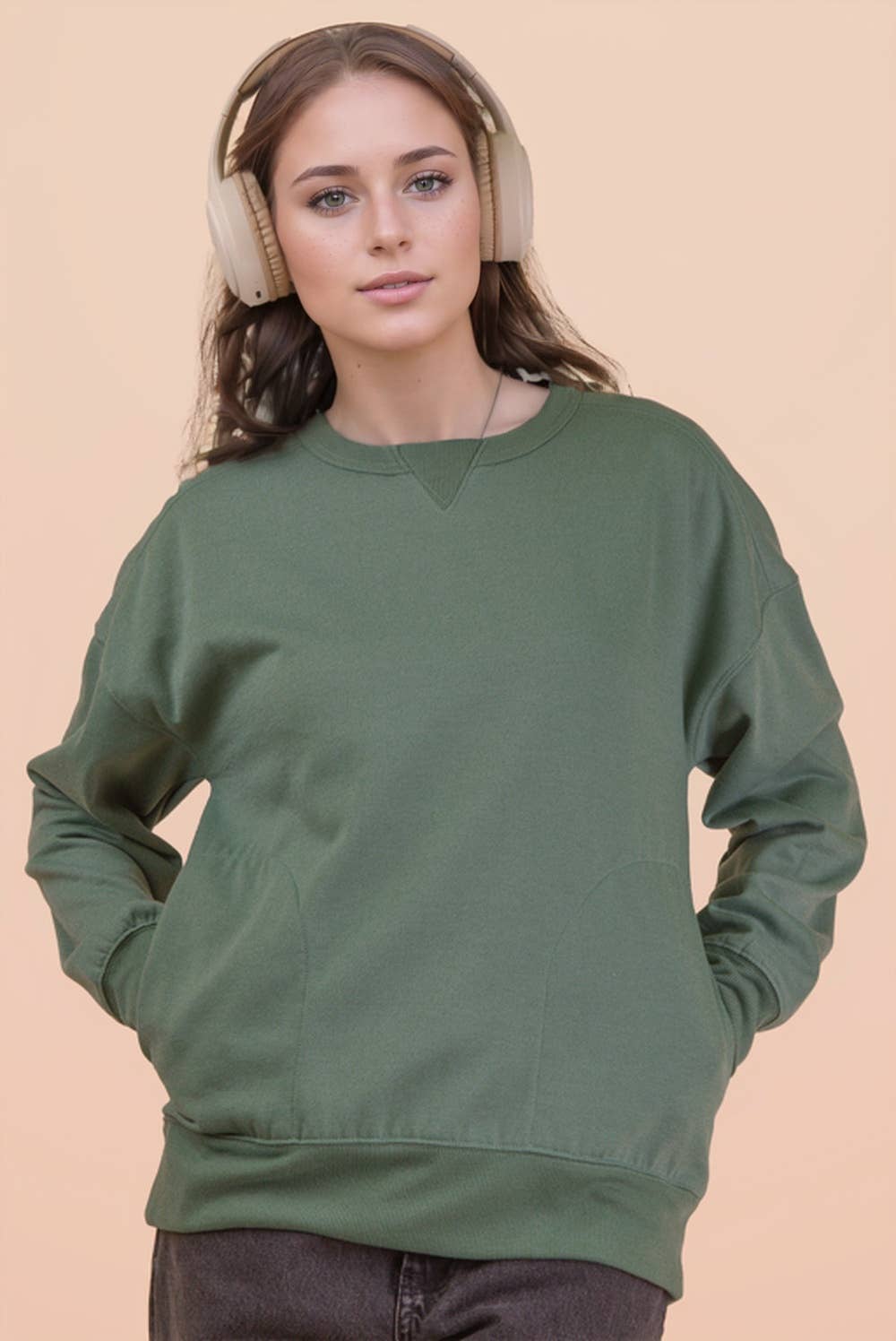 VERY J - Wholesale Knit Top - Women's - NT12385-Oversized Casual Comfy Solid Knit Top17