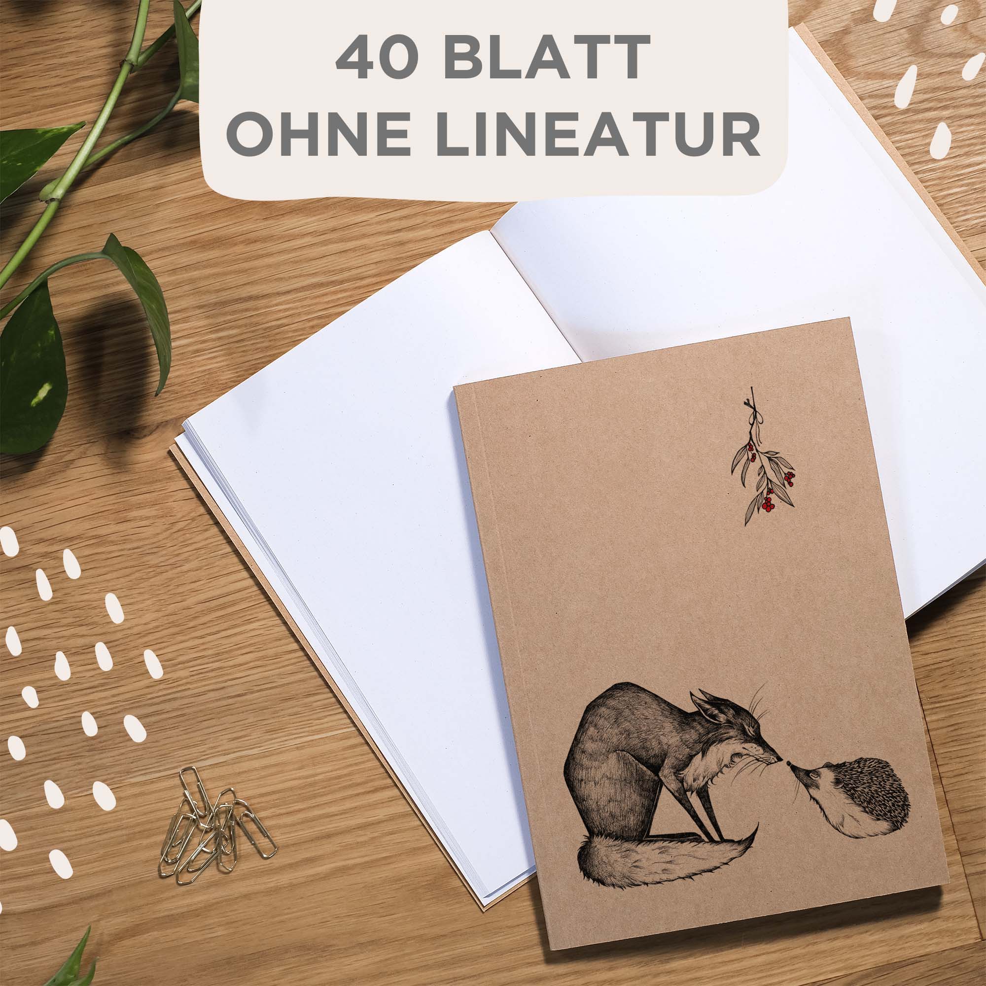 LIGARTI - Wholesale Notitieboekje - Notitieboek - Vos & Egel2