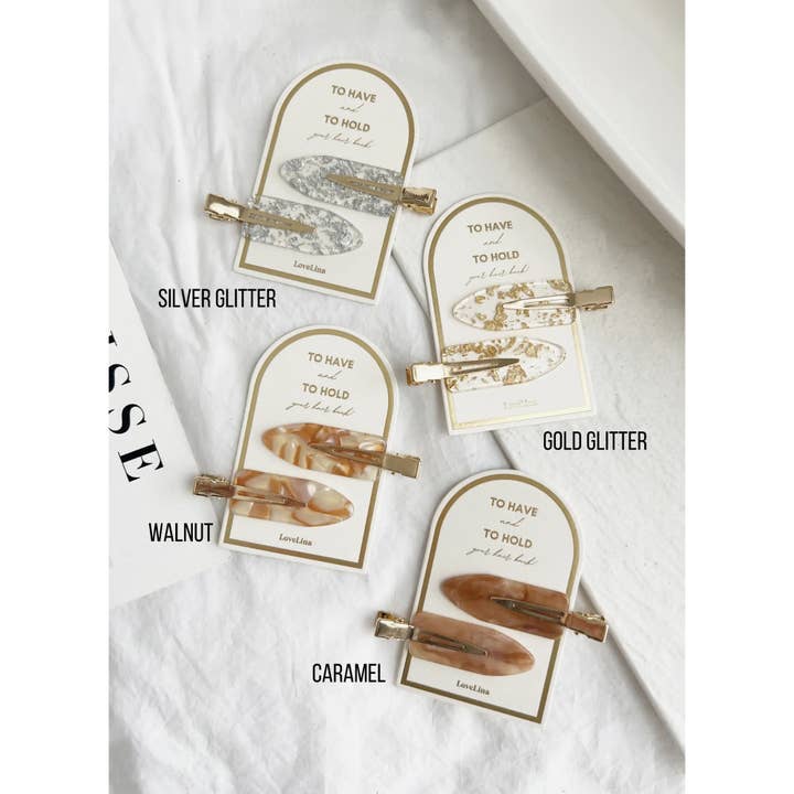 LoveLina - Vente Ensemble d'accessoires pour cheveux – femme - Ensemble de pinces à cheveux sans plis - DEBBIE