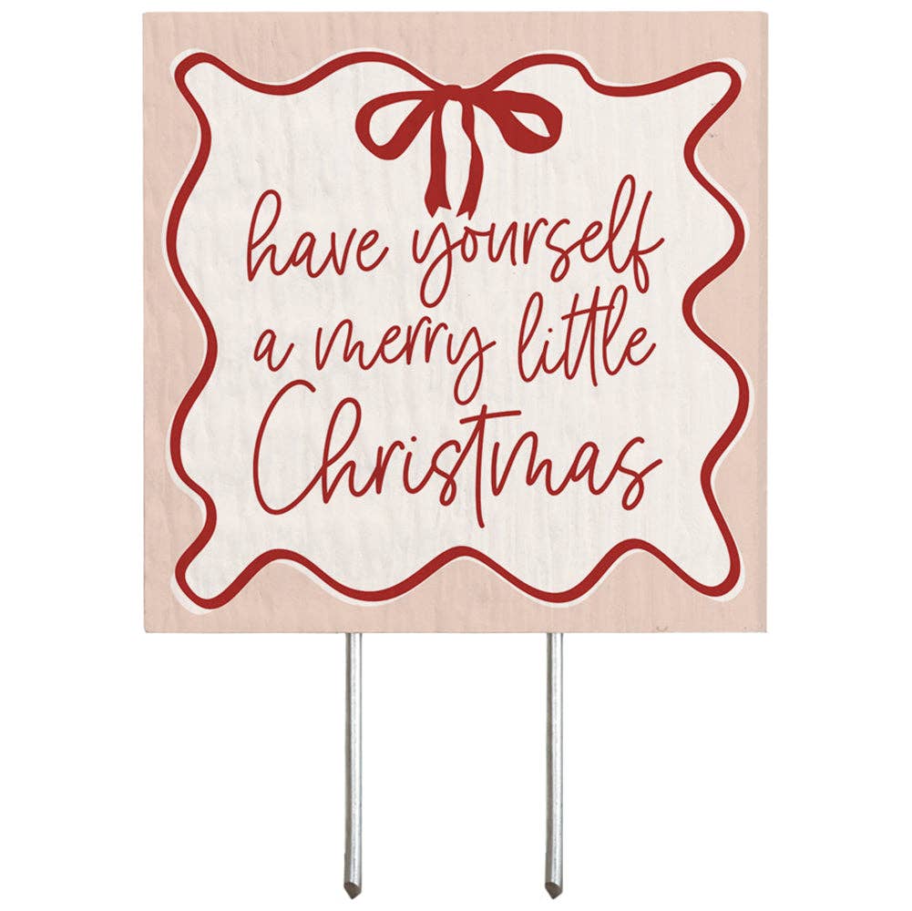 Sincere Surroundings – wholesale Sign – Little Christmas Bow - Plant Thoughts0