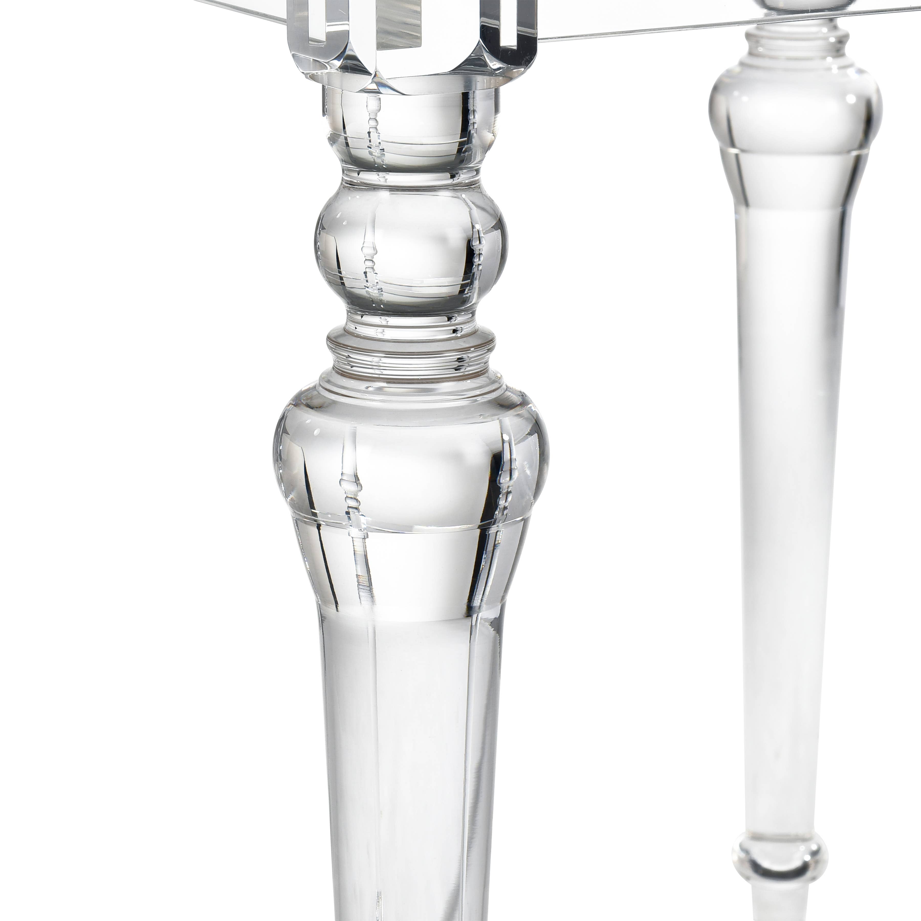 Clear Jacobs Accent Table - Square for wholesale on Faire1