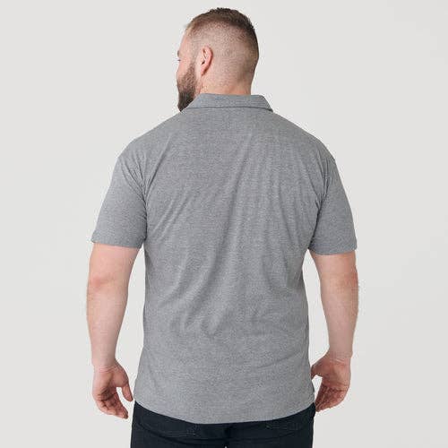 True Classic - Wholesale Polo - Men's - Short Sleeve Shirt | Polo | Heather Gray3