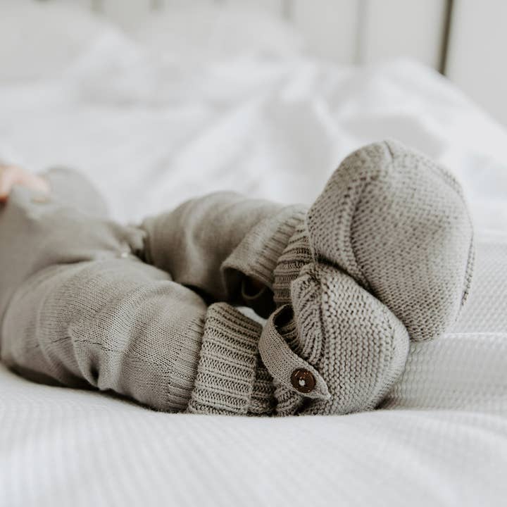 Viverano Organics - Wholesale Booties - Baby - Milan Baby Booties Shoes Sweater Knit (Organic Cotton)4