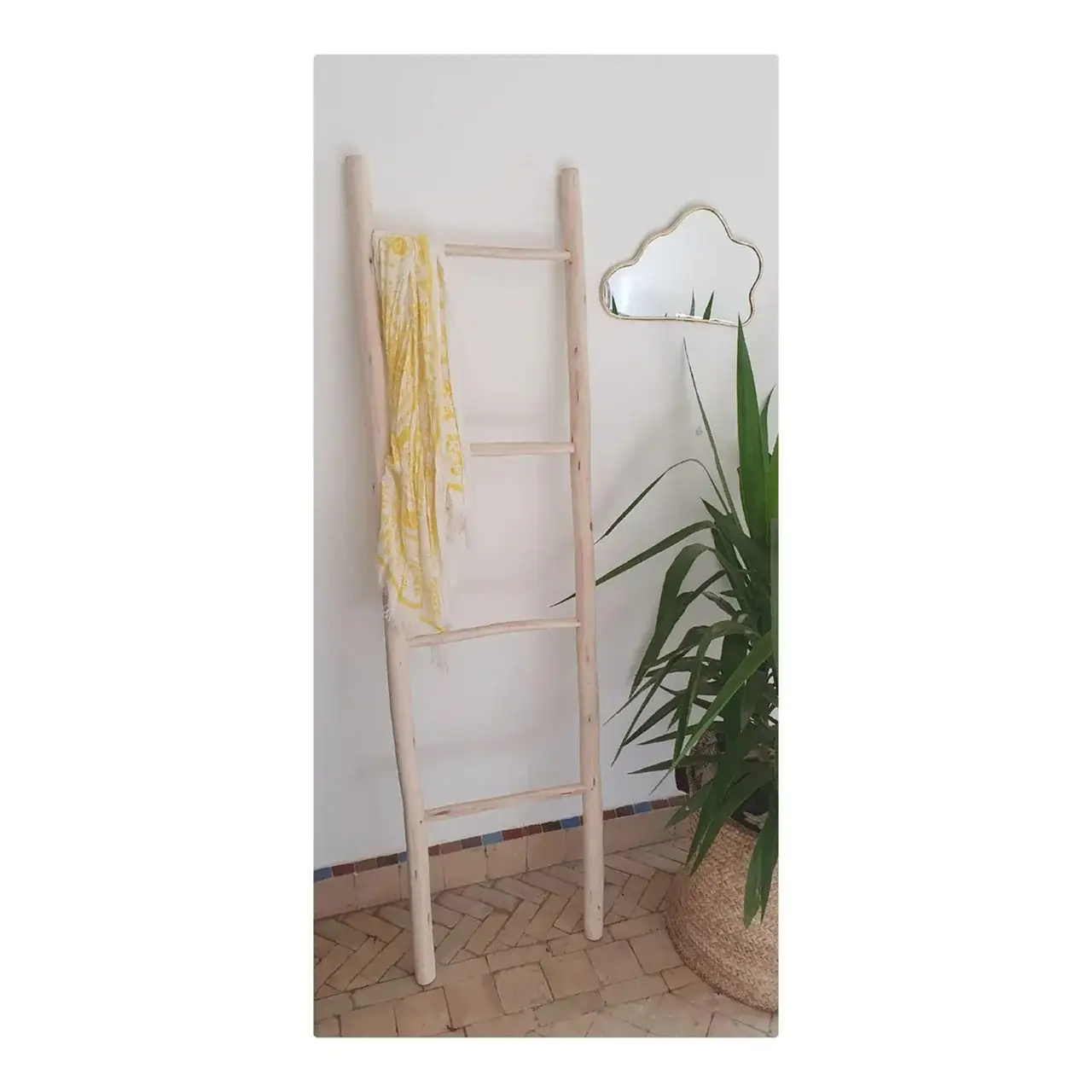 HandmadeBestSeller – wholesale Free-standing shelf – Handcrafted Decorative Wooden Ladder5