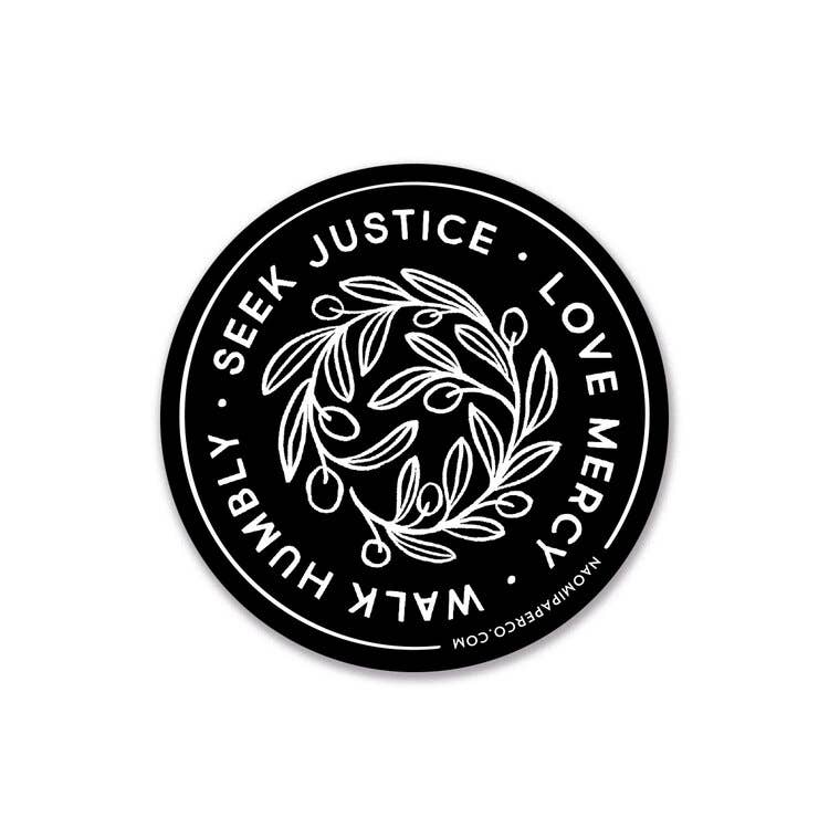 Naomi Paper Co. - Wholesale Sticker - Seek Justice Sticker0