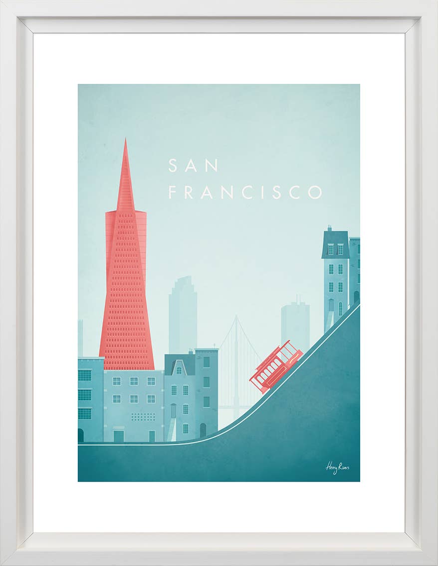 The Art Group – wholesale Art print – Henry Rivers (San Francisco) Pre-Framed Prints1