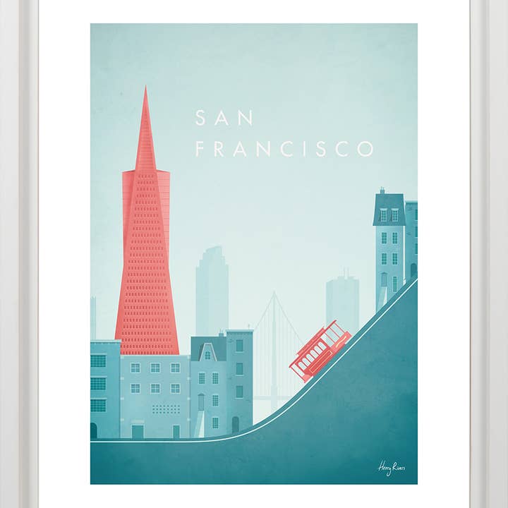 The Art Group – Impressão artística por atacado – Impressões pré-emolduradas de Henry Rivers (São Francisco)1