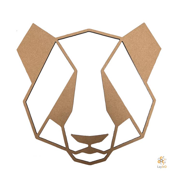 Lay3rD Lasercut - Houten Wanddecoratie - Panda - Maxi for wholesale by Lay3rD