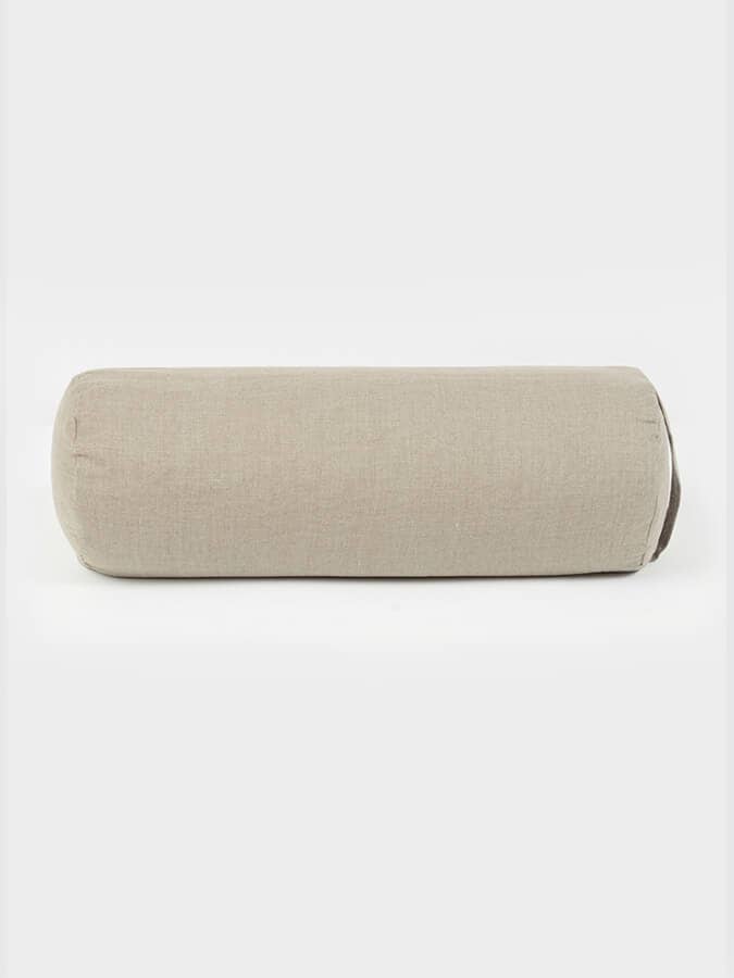 Yoga Studio Store - Wholesale Yoga Block/Bolster - Yoga Studio EU Organic Buckwheat Linen Bolster2