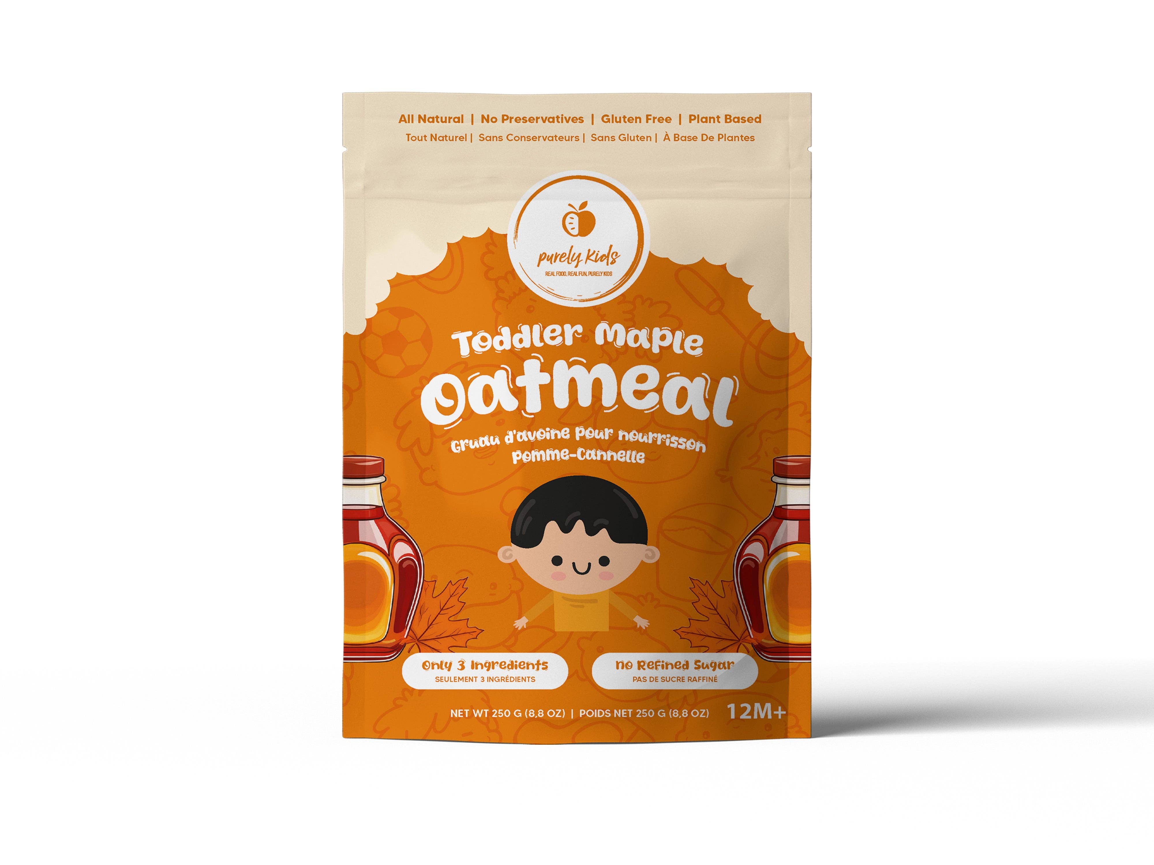 Milkfull - Wholesale Oats - Purely Kids Maple toddler oatmeal