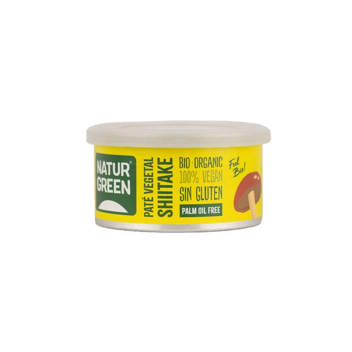 Laboratorios Almond S.L - Venta al por mayor Comida preparada de larga conservación - NaturGreen Paté Shiitake Bio 125 g
