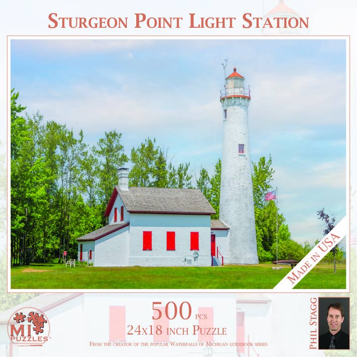 STURGEON POINT LIGHTHOUSE - 500 Piece Puzzle for wholesale by Phil Stagg Photography