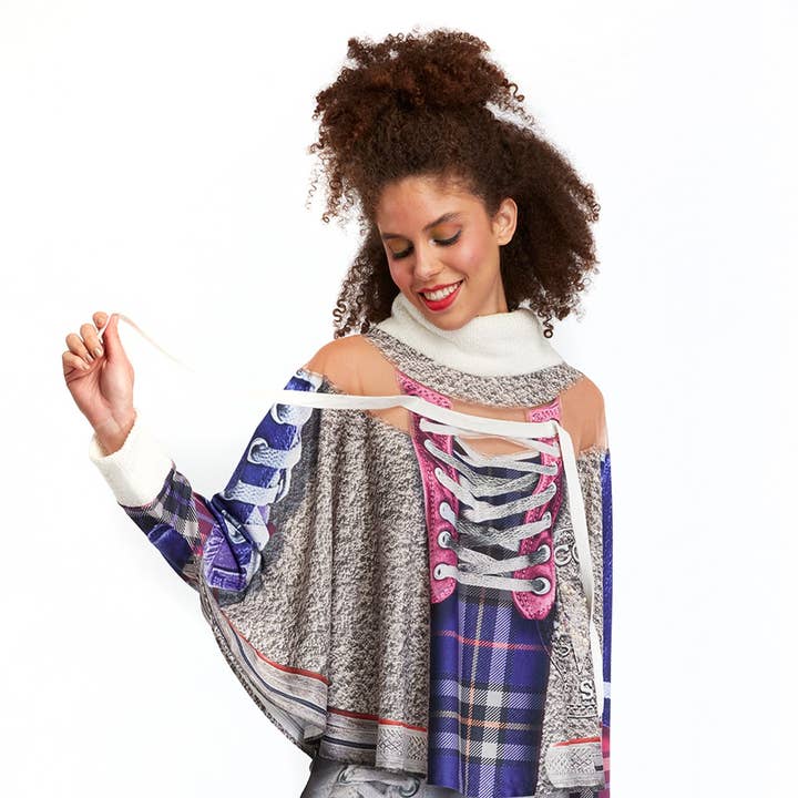 Shawl Blouse - Conversaciones de para venta al por mayor de IPNG Design